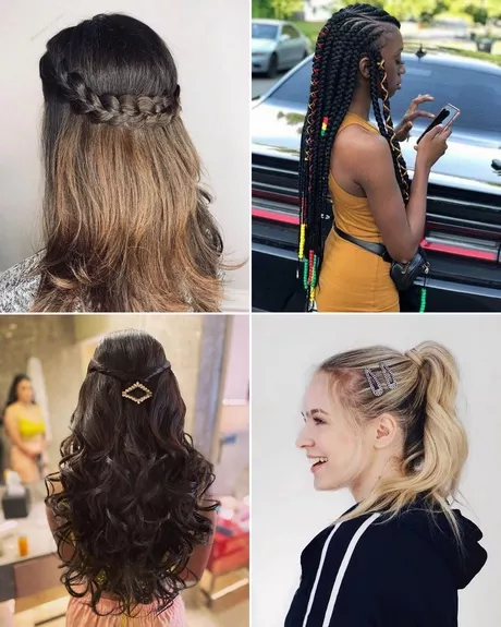 Simple but beautiful hairstyles