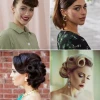 Vintage updos for long hair