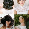Wedding hairstyles for bobbed hair
