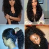 Wet and wavy hair weave