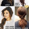 6 different hairstyles