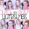 Hairstyles quick and easy for school