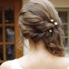 Bridesmaid hair to the side