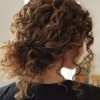 Curly hair updos