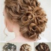 Curly updos