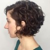 Different curly hairstyles for short hair