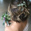 Short hair wedding styles bridesmaid