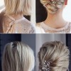 Short hairstyle updos for wedding