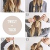 Shoulder length hair updos quick and easy