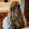 Wedding reception hairstyles for long hair