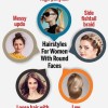Best hairstyle for round shaped face