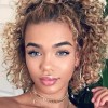 Hairstyle for curly hair female