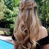 Hairstyles for prom with braids and curls