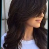 Long hair cutting style for female