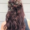Prom hair with flowers