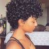 Short natural curly styles