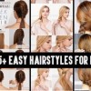 Easy cute updos for long hair