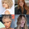 Hairstyles with bangs 2023