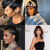 Short black hairstyles for women 2023
