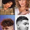 Short curly haircuts 2023