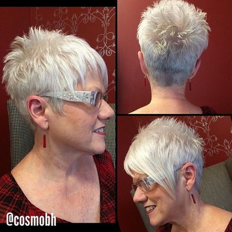 Short spikey hairstyles for women over 50 - Beauty and Style